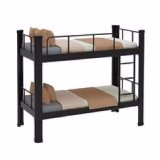 Full Size Loft Bed/Metal Loft Bunk Bed with Wood Desk