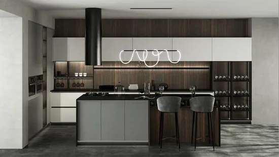 Fatory Home Decoration Europe Standard Modular White Shaker Solid Wood Kitchen Furniture