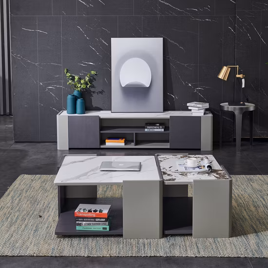 Modern Luxury Side Tea Table Living Room Home Furniture Office Dining TV Stands Center Coffee Table
