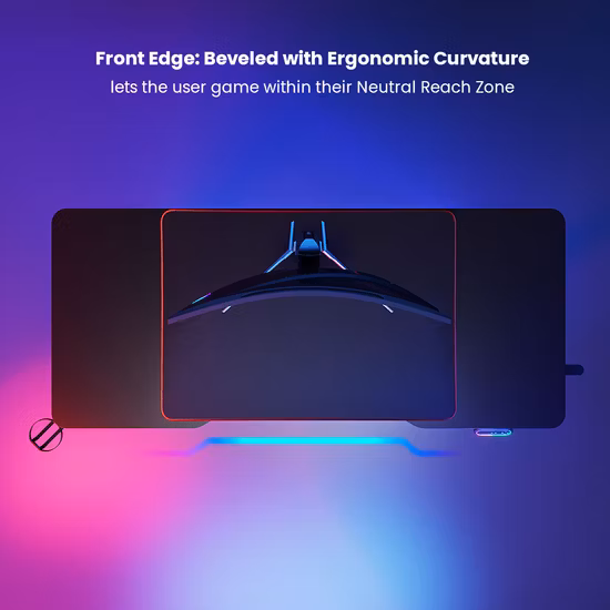 Wholesale Customizable Motorized Single Motor Electric Computer Laptop Height Adjustable Sit Stand Table Gaming Standing Desk with LED RGB Lighting