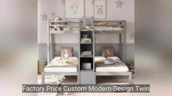 for Kids and Aldult Twin Over Full Beds Blue Metal Bunk Bed